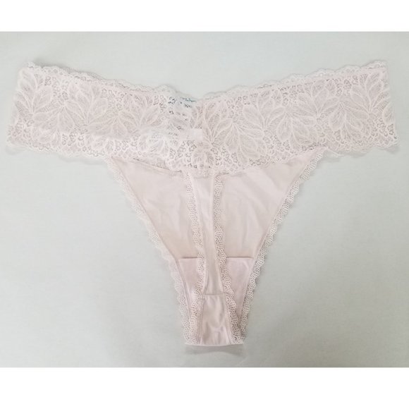 auden Soft Petal Pink Micro Thong Lace - Picture 2 of 3
